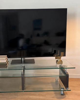 Mobile porta Tv in vetro  come nuovo