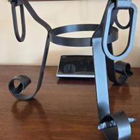 Porta vaso in ferro battuto