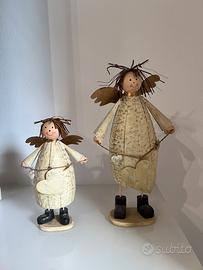 2 Angioletti angeli soprammobile