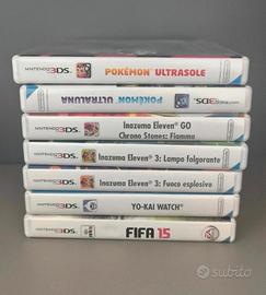 Lotto Nintendo 3DS Pokémon , inazuma e altri