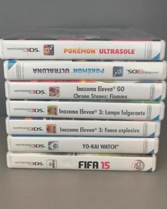 Lotto Nintendo 3DS Pokémon , inazuma e altri