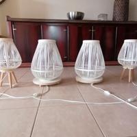 Lampade arredamento legno e bambù di grande im