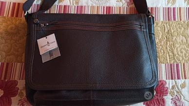 Borsello Uomo in Pelle Marrone - Gianni Conti