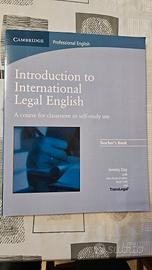 Introduction to international legal english jeremy