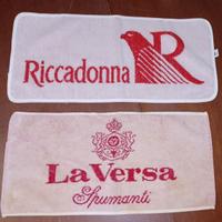 COPPIA TOVAGLIETTE RICCADONNA E LA VERSA SPUMANTI