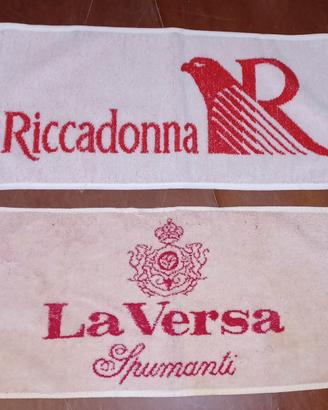 COPPIA TOVAGLIETTE RICCADONNA E LA VERSA SPUMANTI