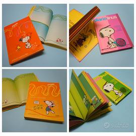 Diari scolastici vintage anni 80 Snoopy Peanuts