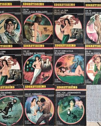 Lotto 11 libri Segretissimo OS 117 anni 60/70 