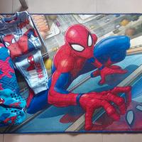 Super Set SPIDERMAN - Tappeto + Copriletto + ecc