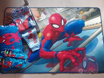 Super Set SPIDERMAN - Tappeto + Copriletto + ecc