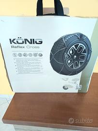 Catene neve Konig Reflex Cross 243 antigraffio