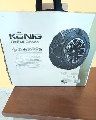 Catene neve Konig Reflex Cross 243 antigraffio