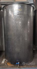 contenitore vino olio 1000 litri acciaio inox 