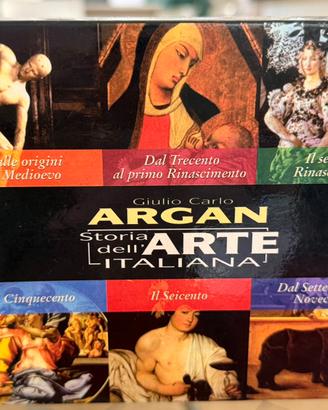 6 CD Nuovi Argan Storia dell'Arte Rizzoli 2001