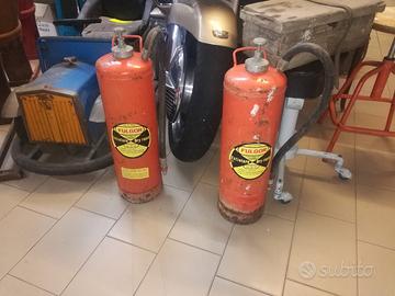 Vintage estintori Fulgor 65x20 anni '60