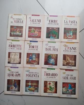 LIBRI manuali erbe e cucina, raccolta 12  pz