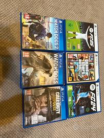 Lotto Giochi PS5 e PS4 - EA Sports FC 25, GTA V…..