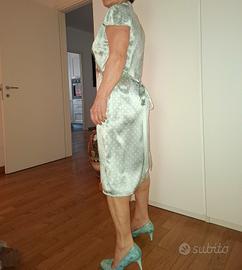 Vestito Giorgio Kauten verde acqua. Vestibilita' M