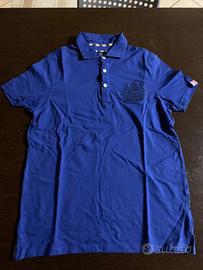 Polo Uomo Aquascutum  London - TG M - Royal Blue