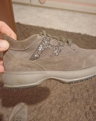 Scarpe Hogan marroni 32