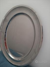 Vassoio ovale in acciaio Frabosk