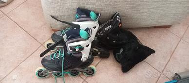 Roller e protezioni donna