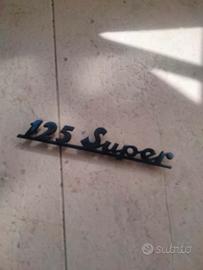 targhetta scritta 125 super