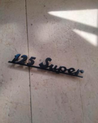 targhetta scritta 125 super