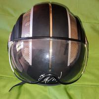 NUOVO Casco JFM con visiera omologato per moto 
