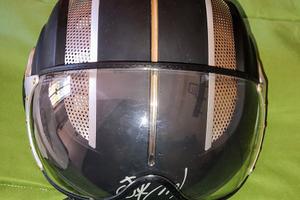 NUOVO Casco JFM con visiera omologato per moto 