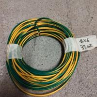 Cavo 1x6 mm² giallo/verde