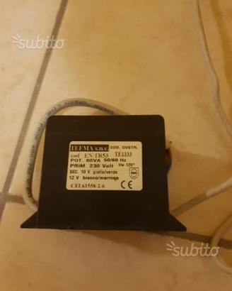 Trasformatore alimentatore 220-230V 10-12V