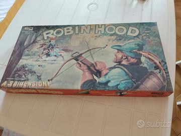 Robin Hood gioco in scatola tre dimensioni vintage