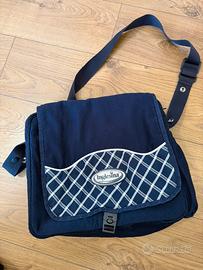 Borsa Inglesina vintage blu navy –borsa passeggino