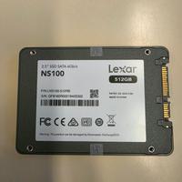 SSD Lexar NS100 512GB SATA III - NUOVO Sigillato