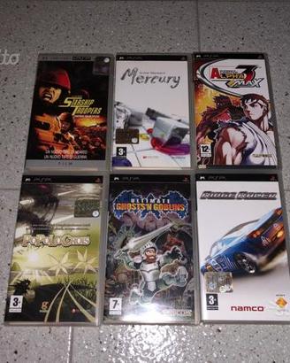 PSP - giochi e film originali, prime edizioni