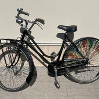 Bicicletta Bianchi freni bacchetta donna 1958