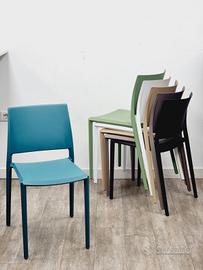sedia milano in polipropilene arredo locale 
