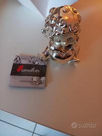 Angioletto / Putto laminato in argento