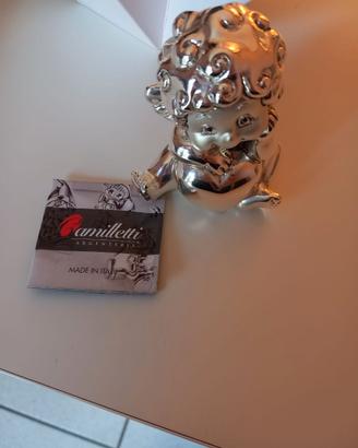 Angioletto / Putto laminato in argento