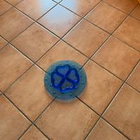 Antipastiera vassoio in vetro blu