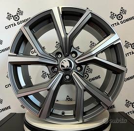4 Cerchi in lega SKODA Karoq Octavia Kodiaq da 17