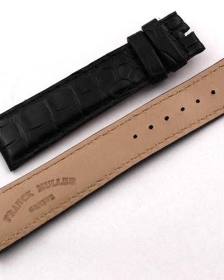 Cinturino Franck Muller Vero Alligatore Nero 19 mm