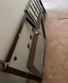 Finestra Vasistas Basculante alluminio con grata