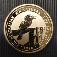 Australia -Kookaburra argento PROOF -anno 1998