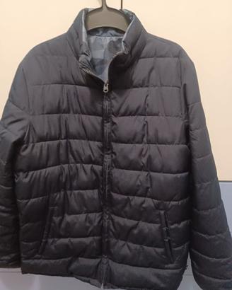 Giubbotto duble face mimetico e di colore blu