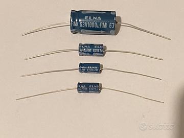 Condensatori elettrolitici orizzontali ELNA