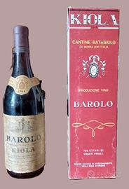 Barolo Kiola Riserva 1968 – con scatola originale