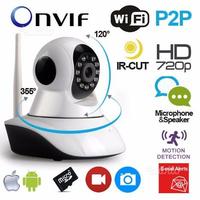 Ip camera robotizzata hd720p onvif hd WiFI p2p