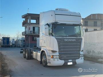 Scania r450 telaio passo 4700 2017 km 700 mila